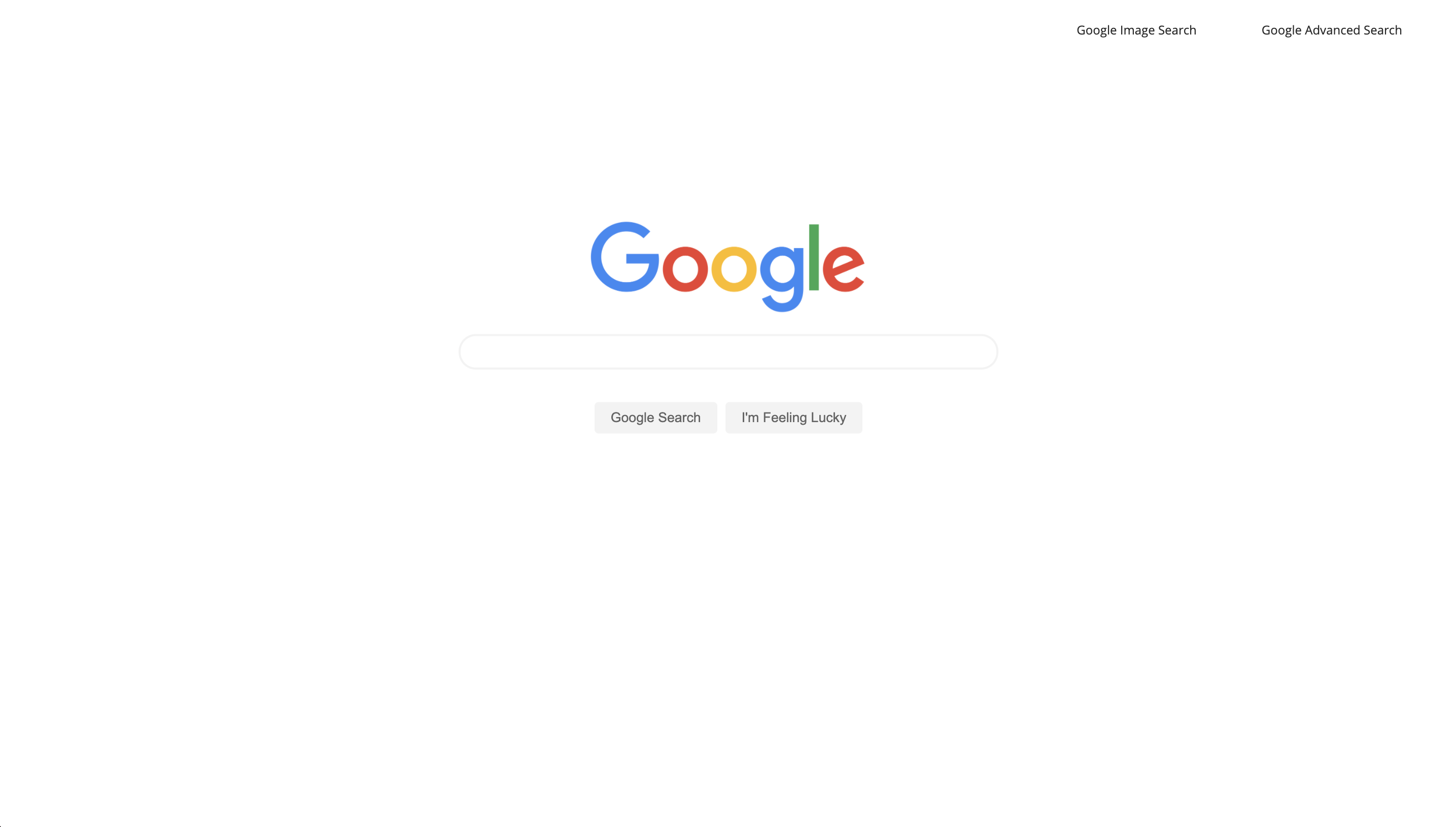 Google Homepage website